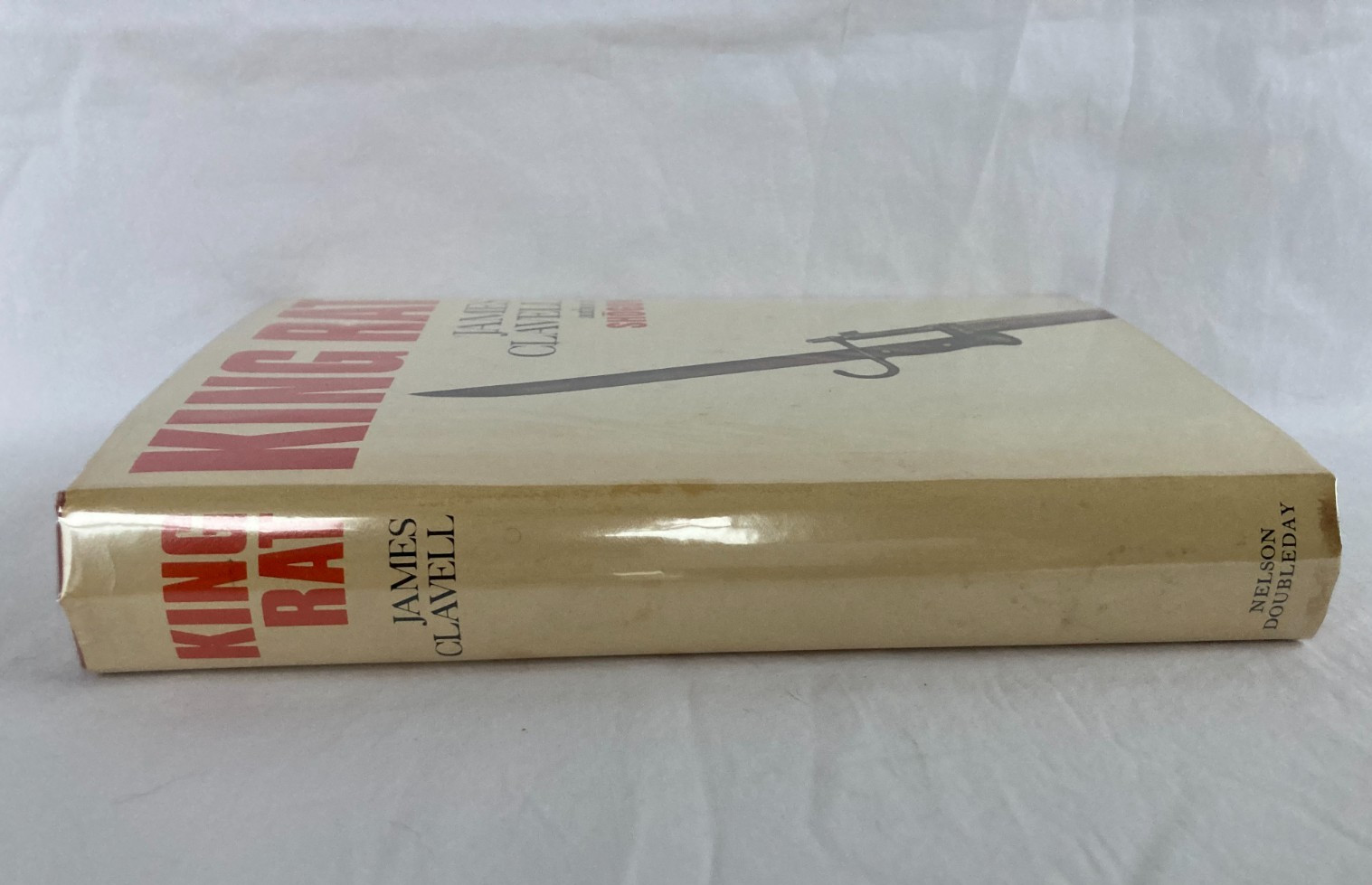 King Rat – James Clavell – 1962 BCE HC Atheneum DJ + Clear Cover
