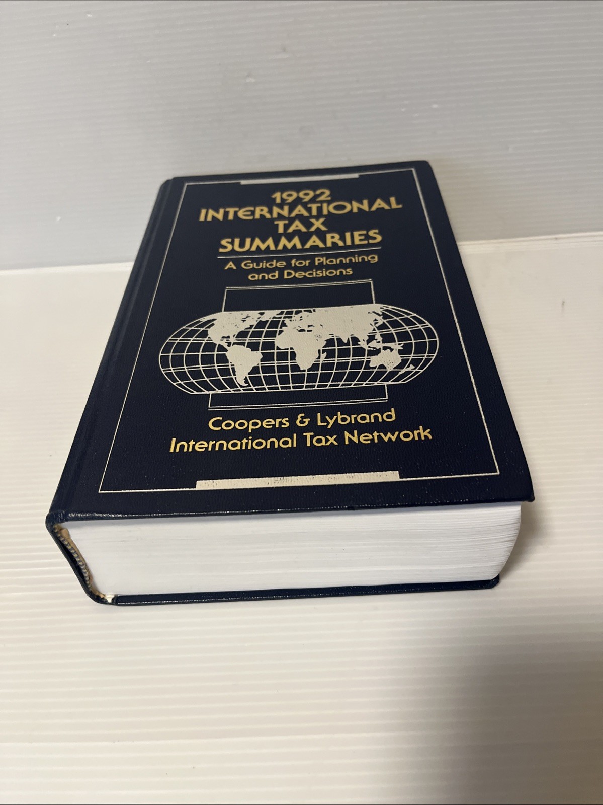 1992 International Tax Summaries by Cooper & Lybrand Hard Cover