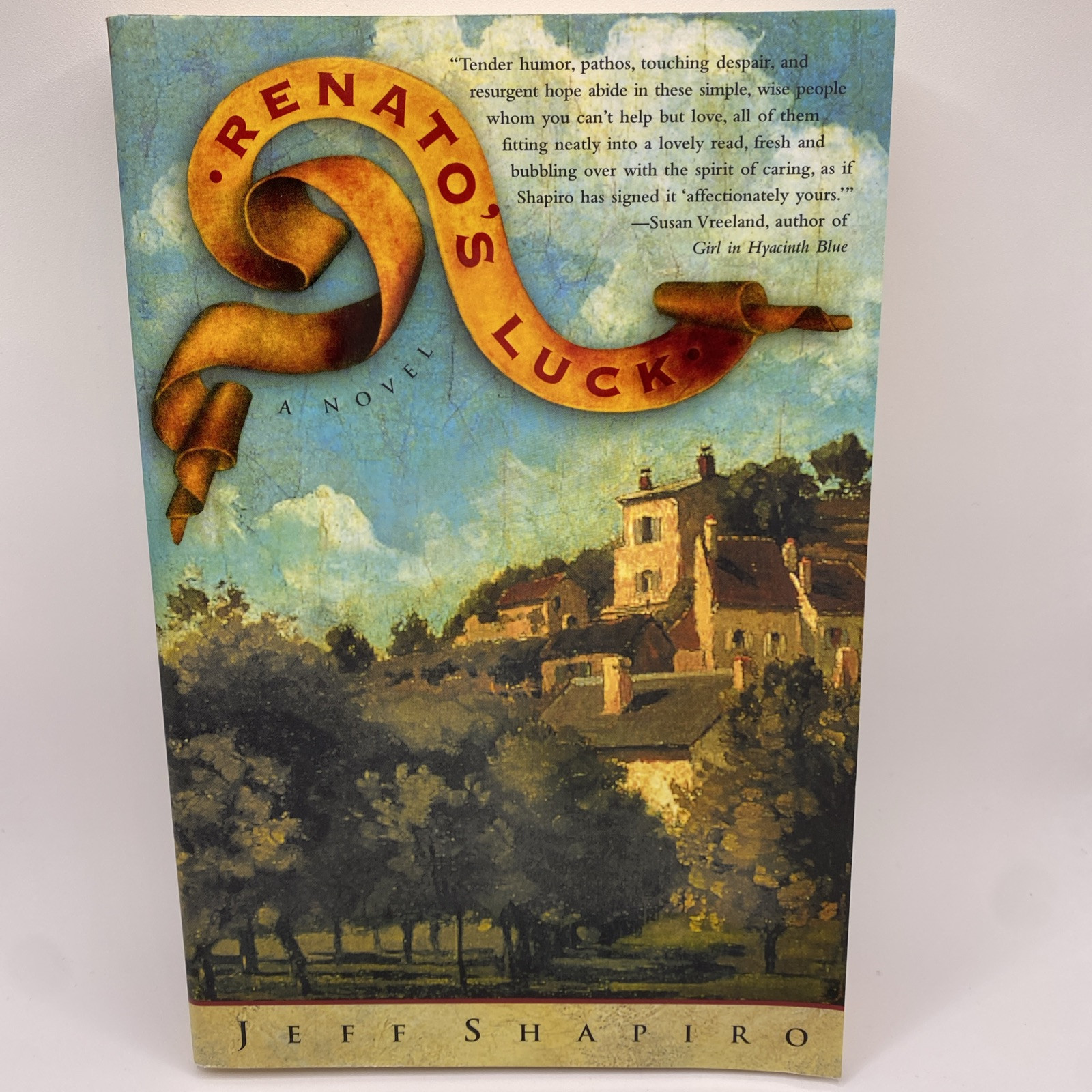 Renato’s Luck : A Novel by Jeff Shapiro (2001, Trade Paperback)