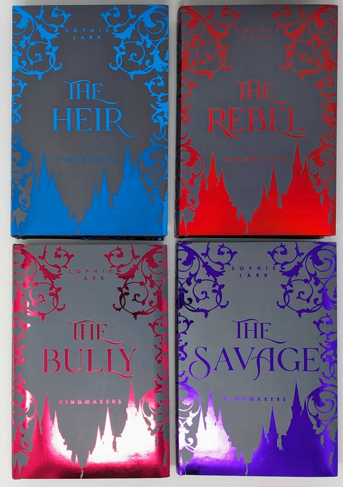 SIGNED Bookish Box Luxe Edition Kingmakers series by Sophie Lark – 4 of 5 books!