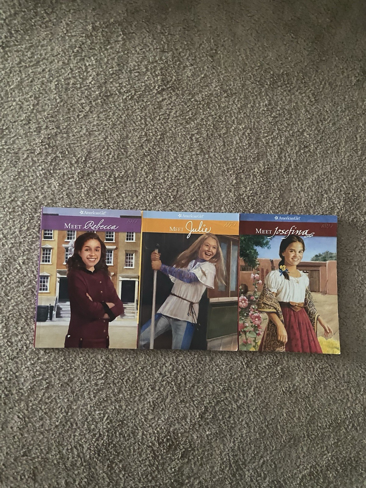 Lot Of Six Various American Girl Books