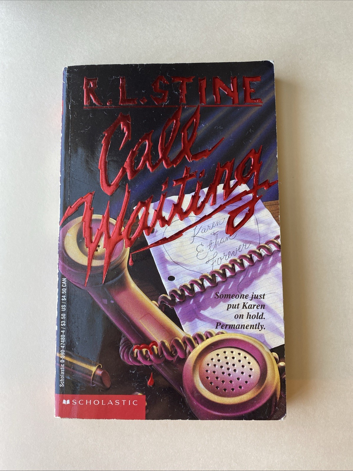 Call Waiting (Point Horror Series) – R. L. Stine – VG Condition, 1994 – Like New