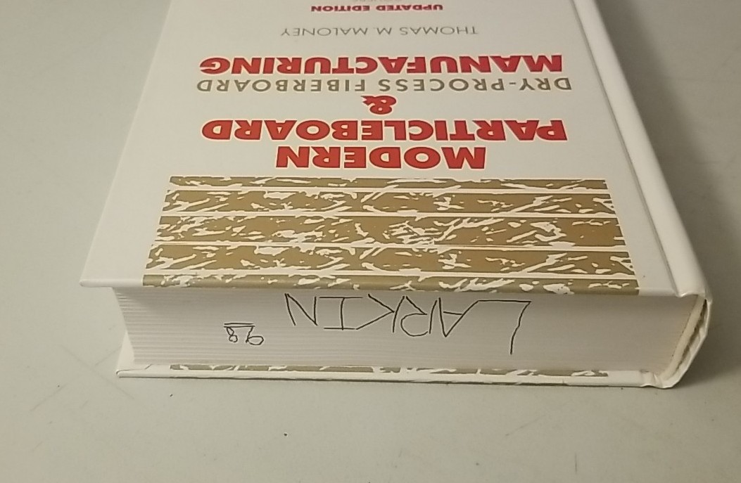 Modern Particleboard & Dry-Process Fiberboard Manufacturing – Maloney Hardcover