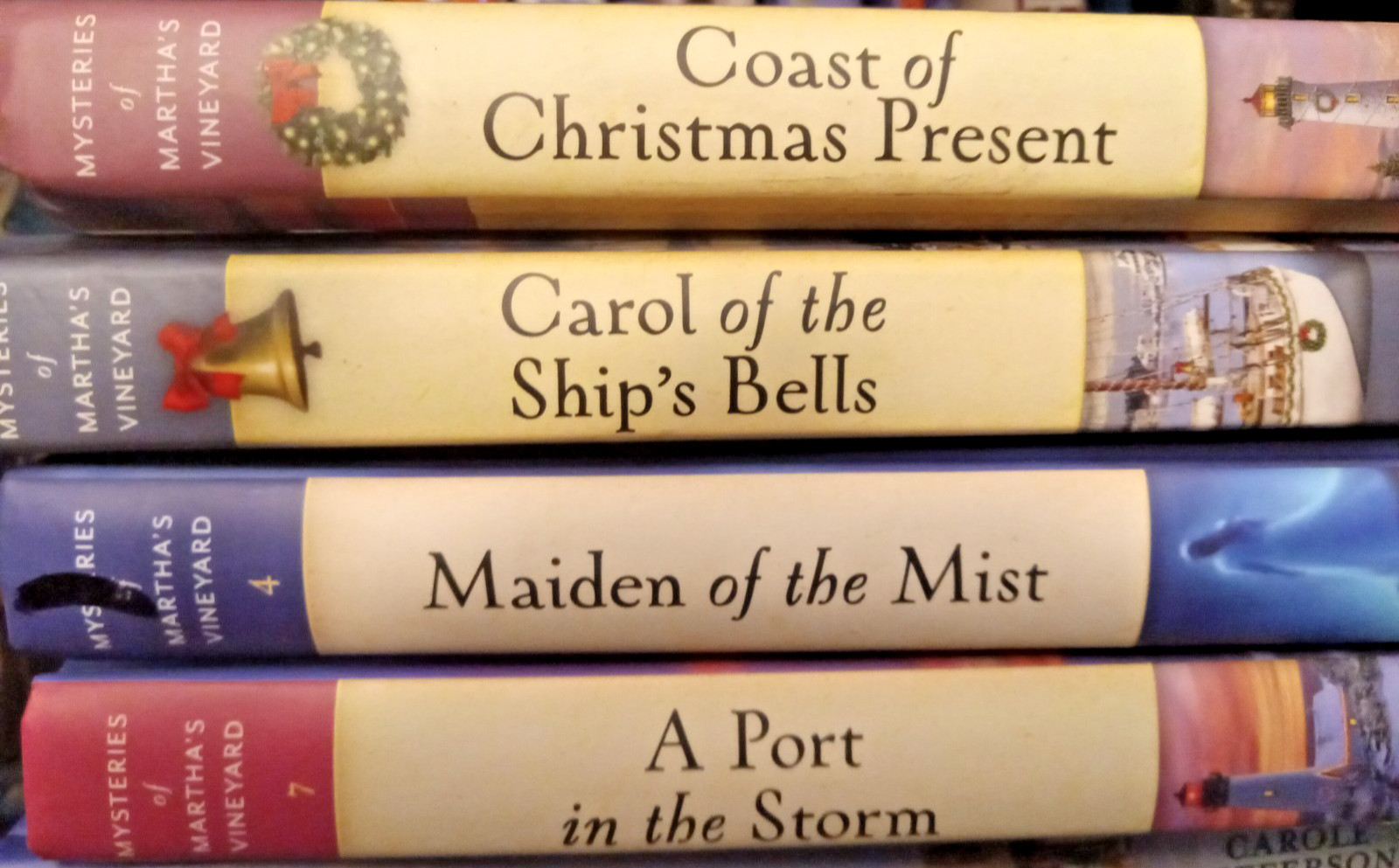 Mix of Guidebook Series Mysteries on Martha’s Vineyard, Silver Peak, BH Library