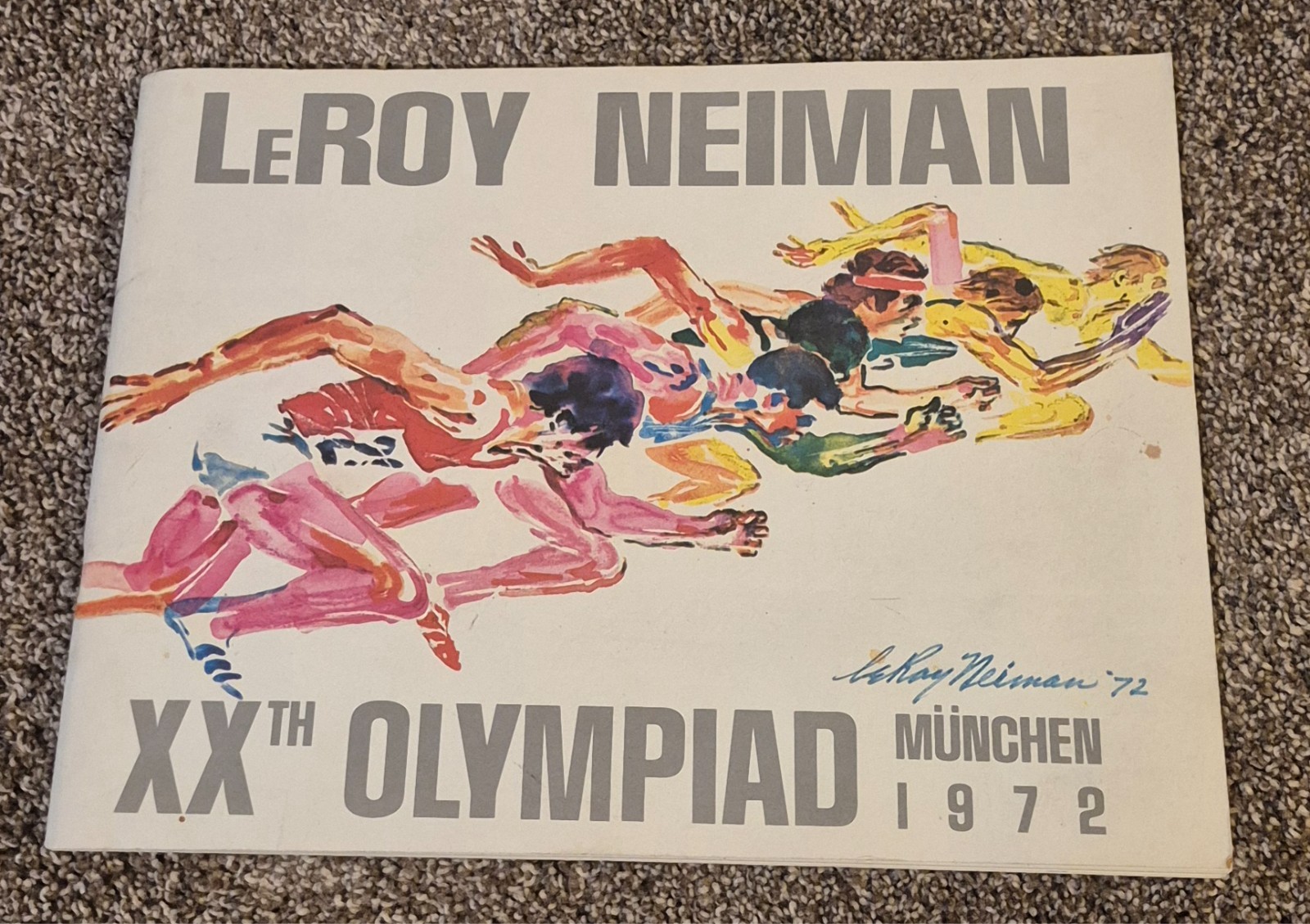 Leroy Neiman XXth Olympiad”-1972 Munich-Indianapolis Museum of Art