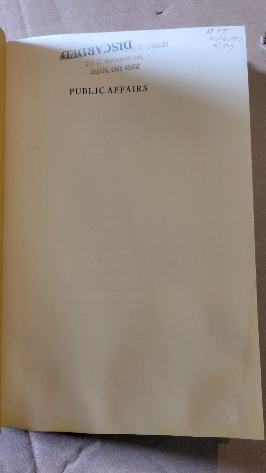 PUBLIC AFFAIRS By C. P Snow – Hardcover w/ Dust Jacket