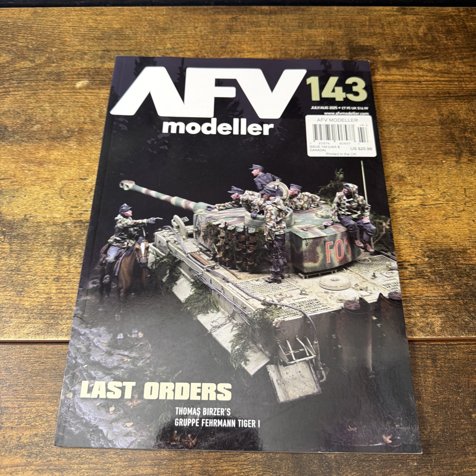 AFV Modeller Magazine July August Issue 143 Last Orders Grippe Fehrmann Tiger I