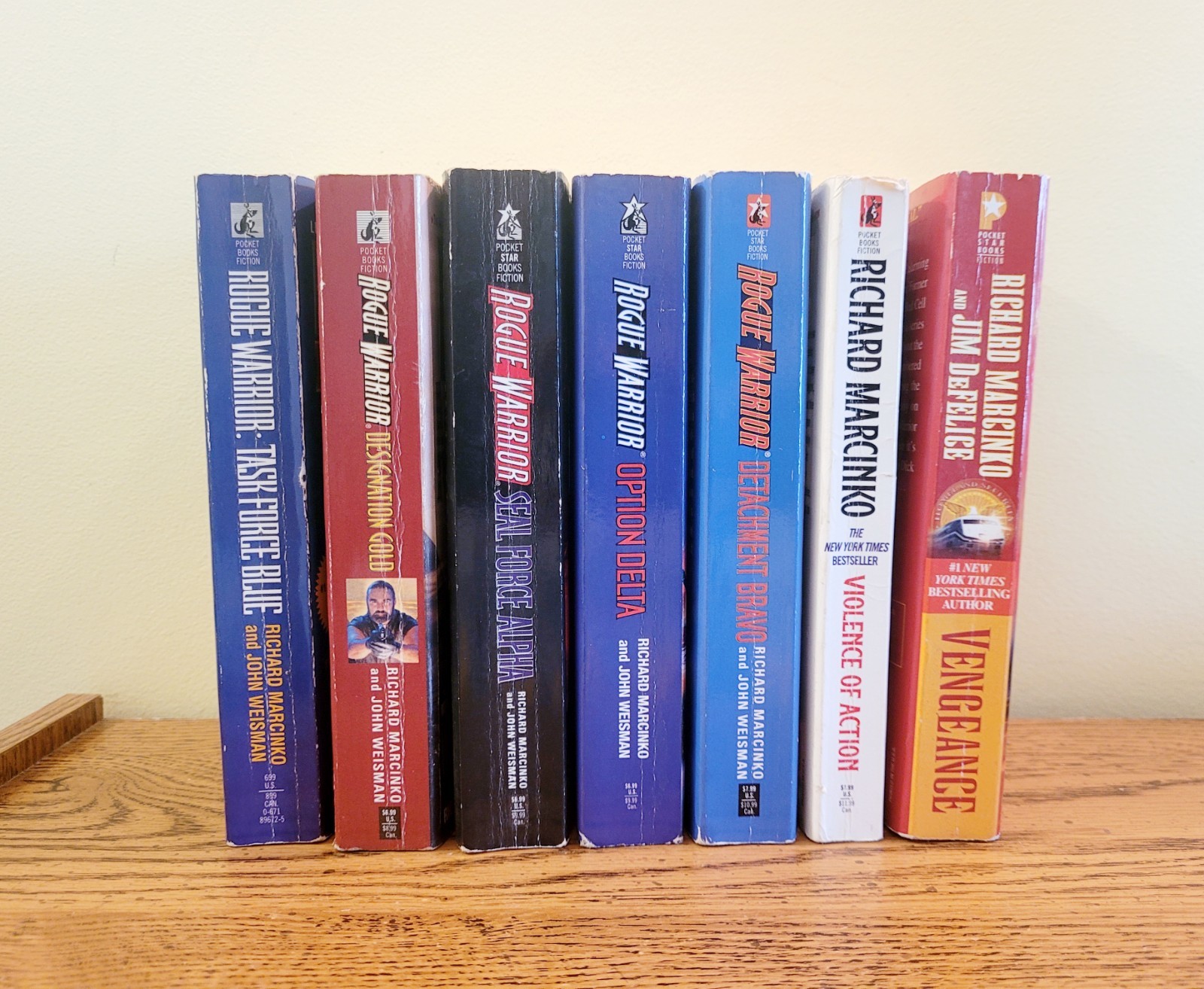Rogue Warrior Series Book Lot Richard Marcinko & Jim DeFelice Military Fiction