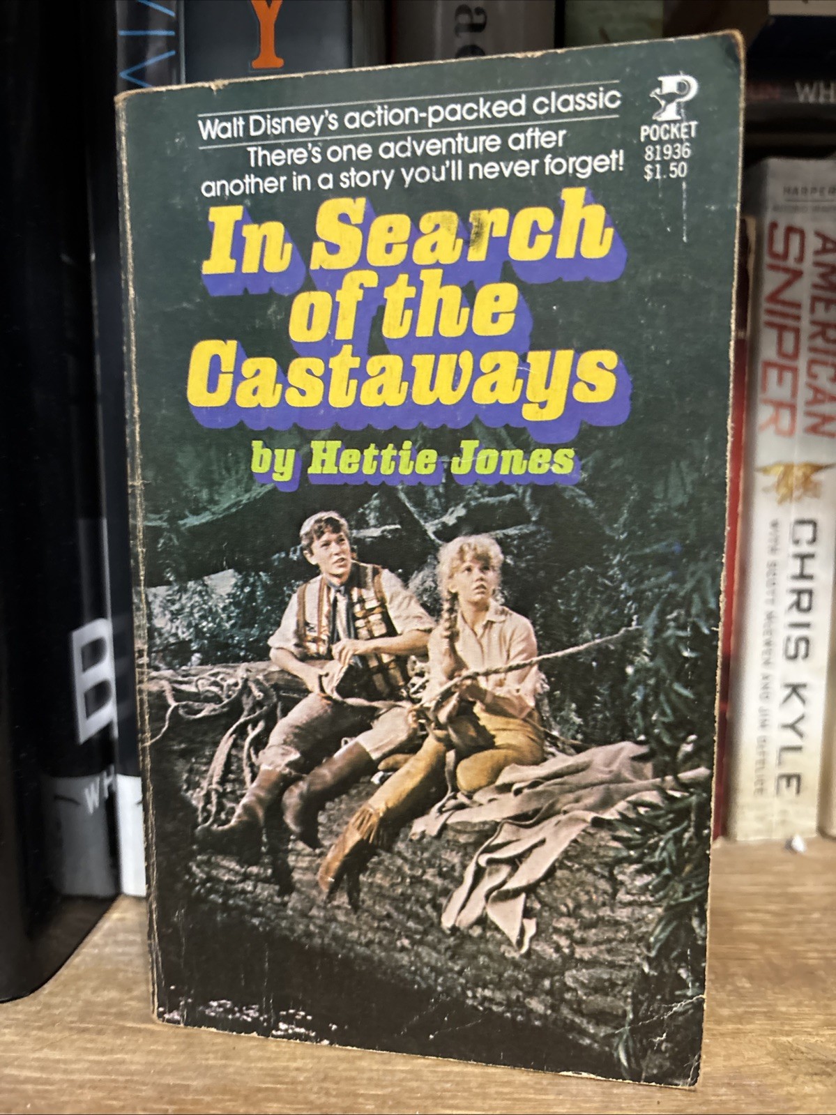 Hettie Jones In Search Of The Castaways 1978 Vintage PB Walt Disney Classic
