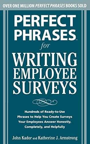 Perfect Phrases for Writing – Paperback, by Kador John; Armstrong – Very Good
