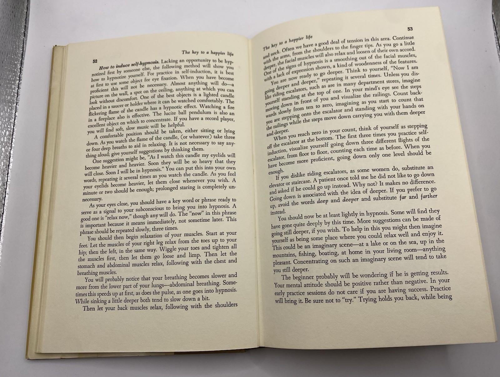 Self Hypnotism The Technique And Its Use In Daily Living Leslie Lecron 1971 HC