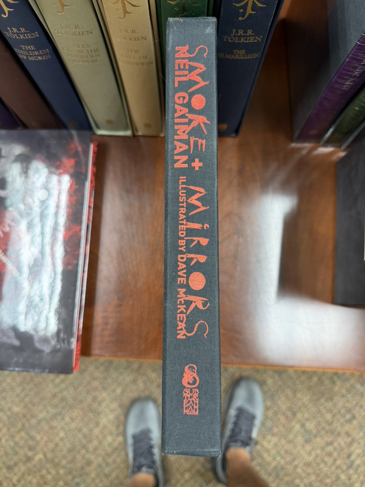 SIGNED: Smoke and Mirrors by Neil Gaiman Signed Limited Edition 2014 Brand New