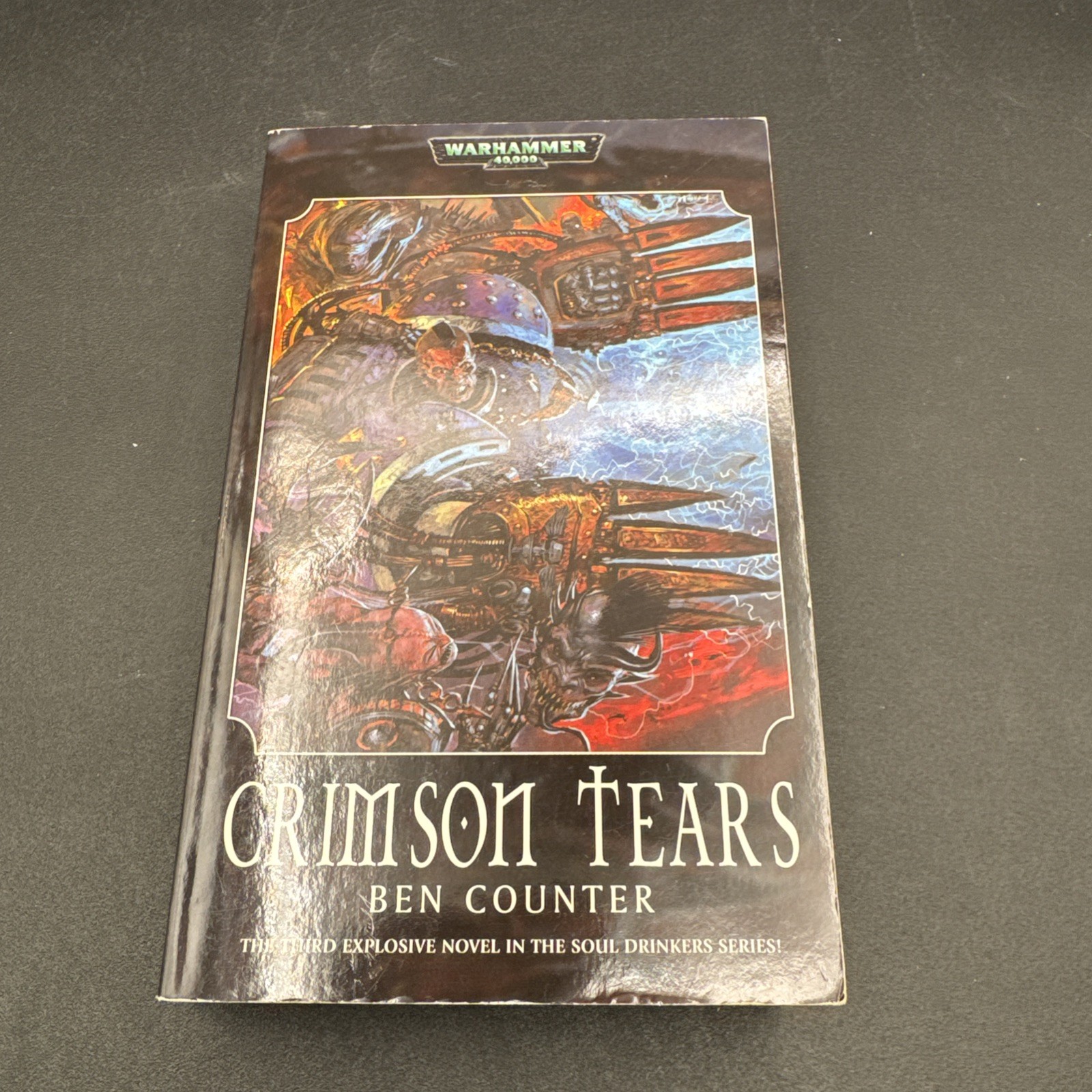 Warhammer 40,000 Novel: Crimson Tears by Ben Counter 40K 2005 Trade Paperback