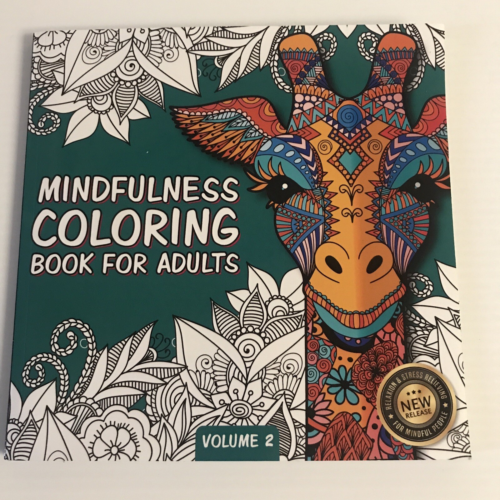 Coloring Book For Adults For Mindful People Stress Relieving Designs Volume 2 NW