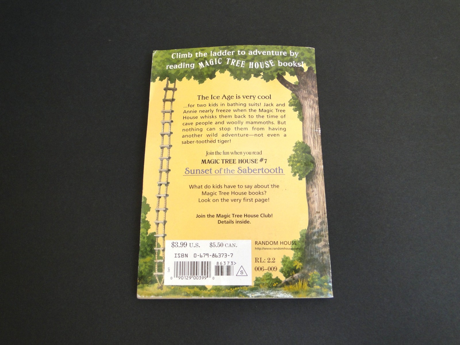 1997 Magic Tree House: Sunset of the Sabertooth #7 by Mary Pope Osbourne