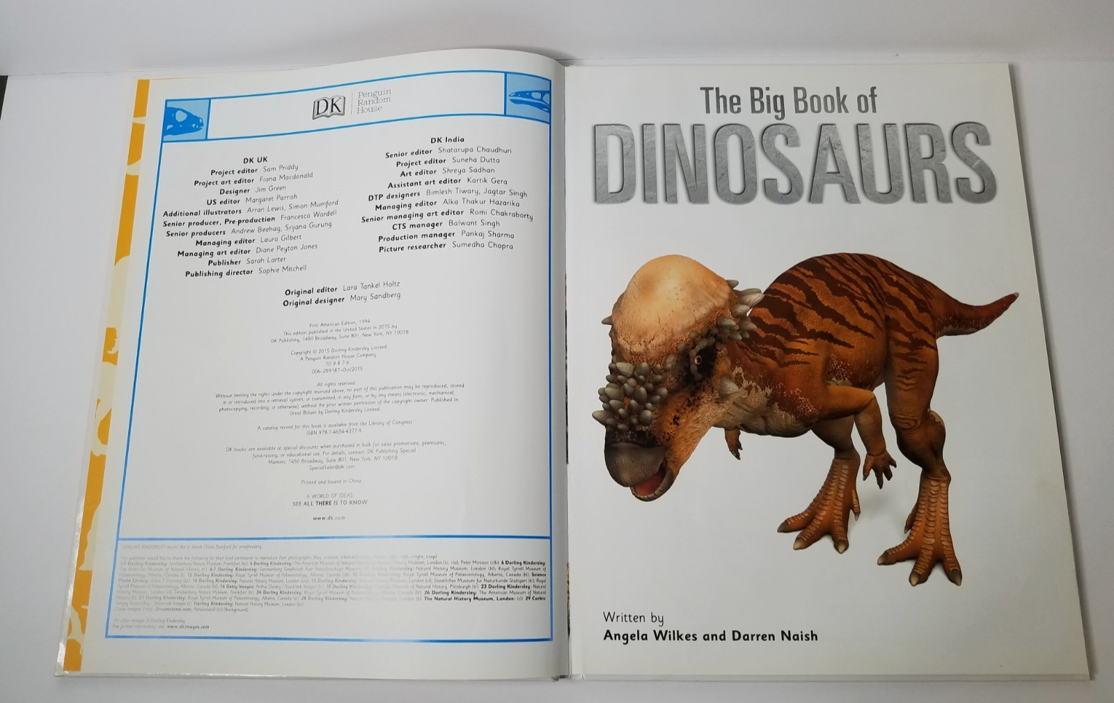The Big Book of Dinosaurs DK Publishers 2015 HC
