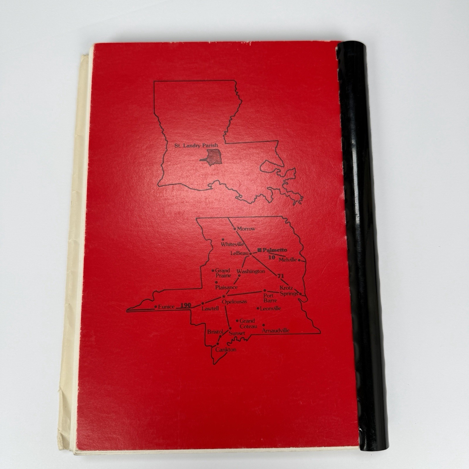 Palmetto Louisiana Acadian & Creole Cuisine Cookbook 1982 Paperback with Tabs