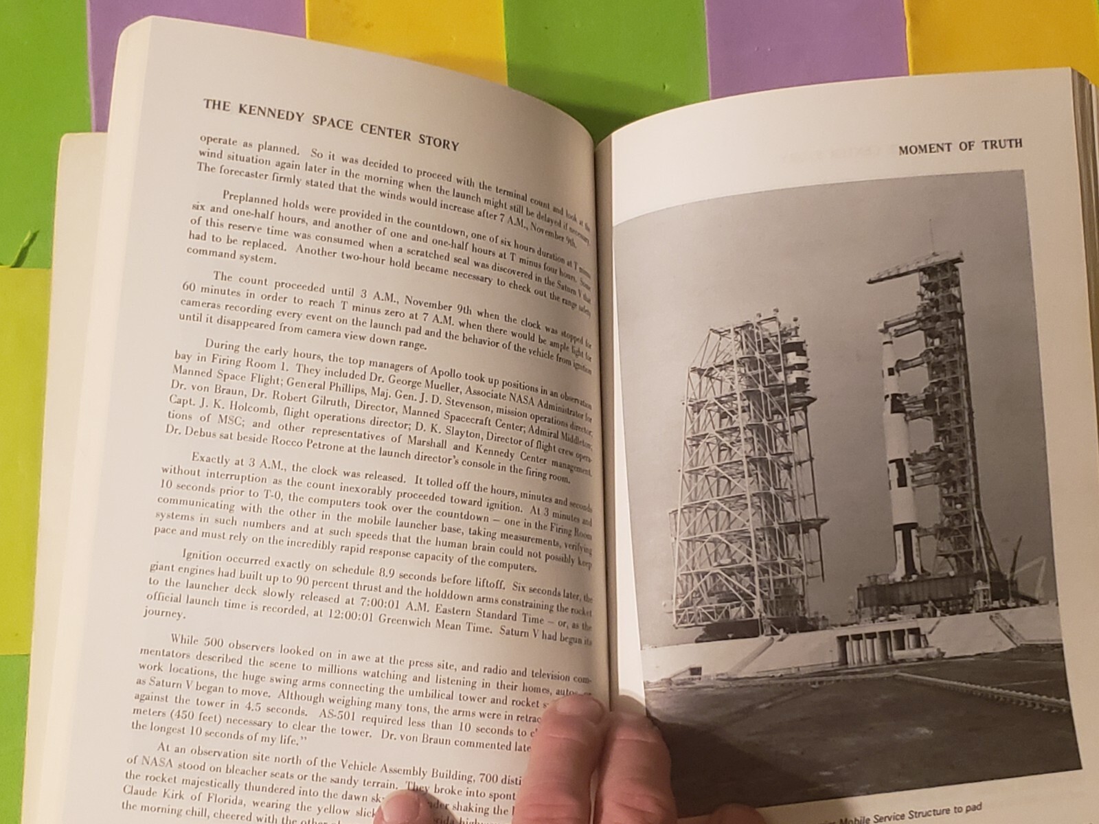 THE KENNEDY SPACE CENTER STORY, PUBLIC AFFAIRS OFFICE, PAPERBACK, 1974,