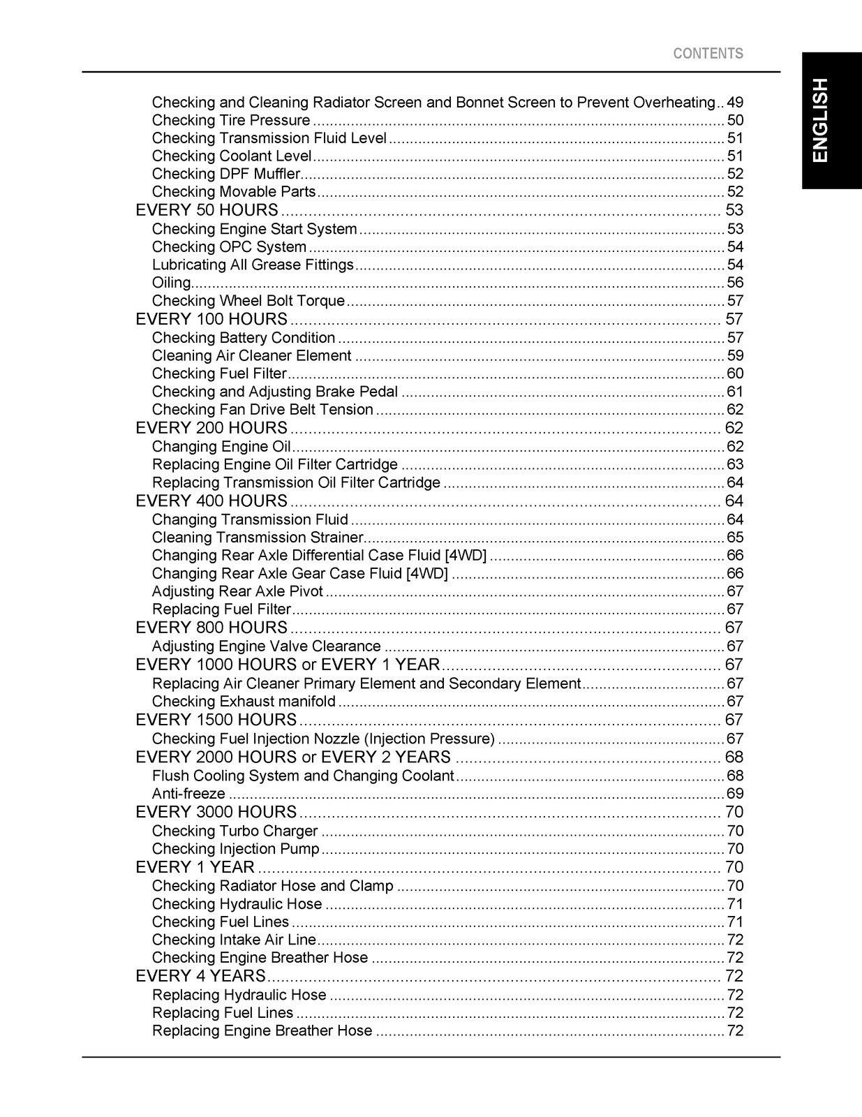 KUBOTA F2690E F2690 F3990 Mower Operators Manual – SPIRAL BOUND, TOUGH COVERING