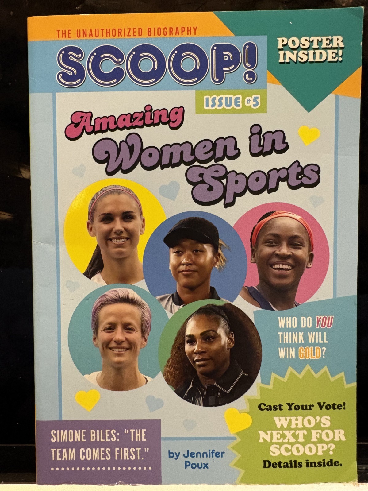 Scoop! Issue #5 : Amazing Women in Sports by Jennifer Poux Paperback 2020