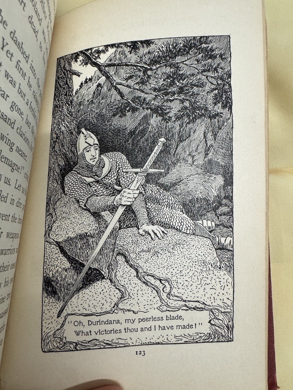 Page, Esquire And Knight – Rare Antique Children’s Book 1910 Library Stamp