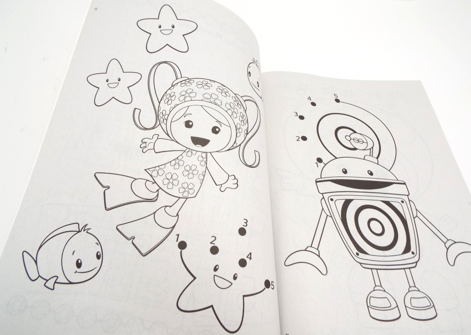 Nickelodeon Team Umizoomi Coloring and Activity Book Dot To Dot Math Numbers NEW