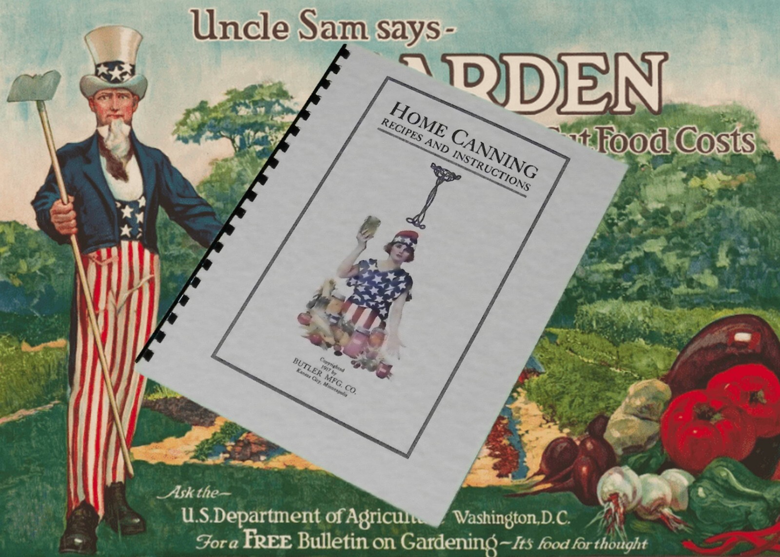Home Canning Recipes & Instructions 1917 (16 Pages)