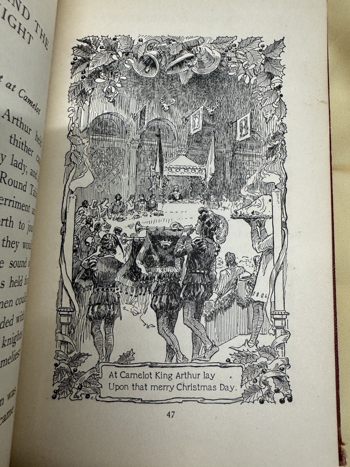 Page, Esquire And Knight – Rare Antique Children’s Book 1910 Library Stamp