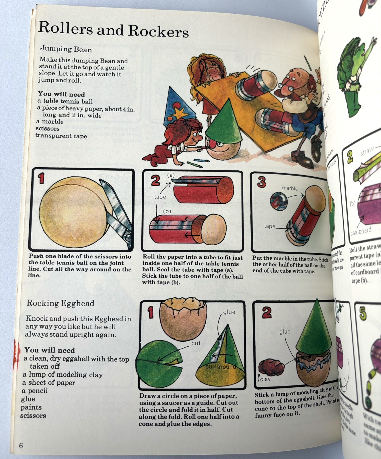 The FunCraft Book Of Action Toys – Scholastic, Inc. –  Heather Amery 1976 Crafts