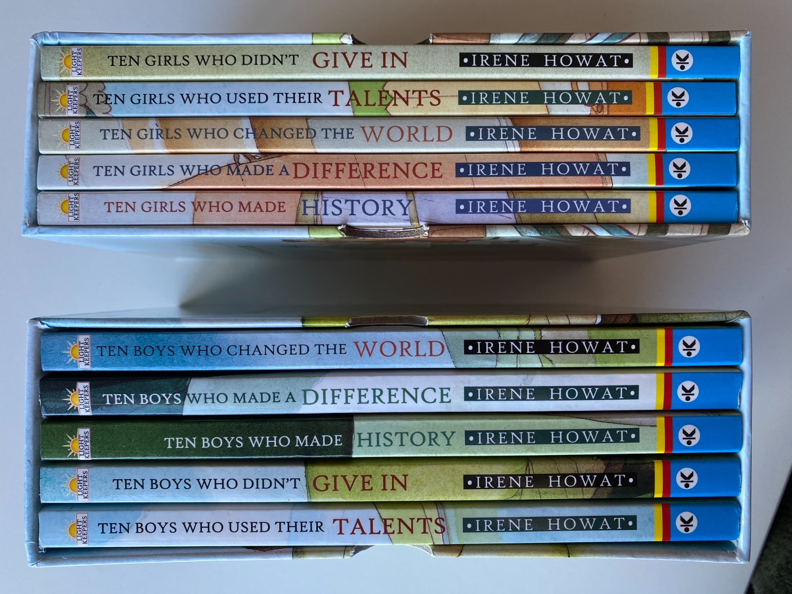IRENE HOWAT~Light Keepers~2 COMPLETE BOX SETS~Lot 10 Girls Boys~TALENTS~HISTORY~