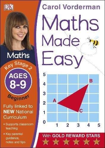 Maths Made Easy Ages 8-9 Key Stage 2 Beginnerages 8-9, Key Stage 2 Beginn – GOOD
