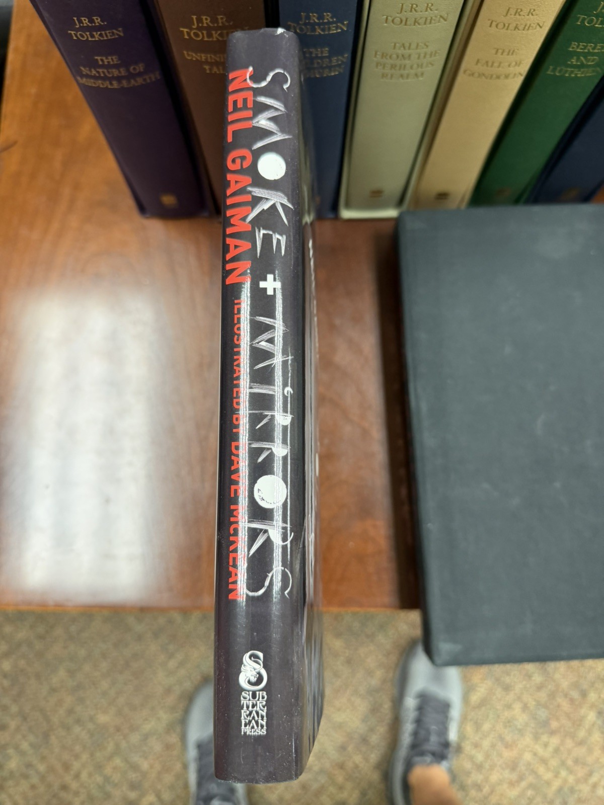 SIGNED: Smoke and Mirrors by Neil Gaiman Signed Limited Edition 2014 Brand New