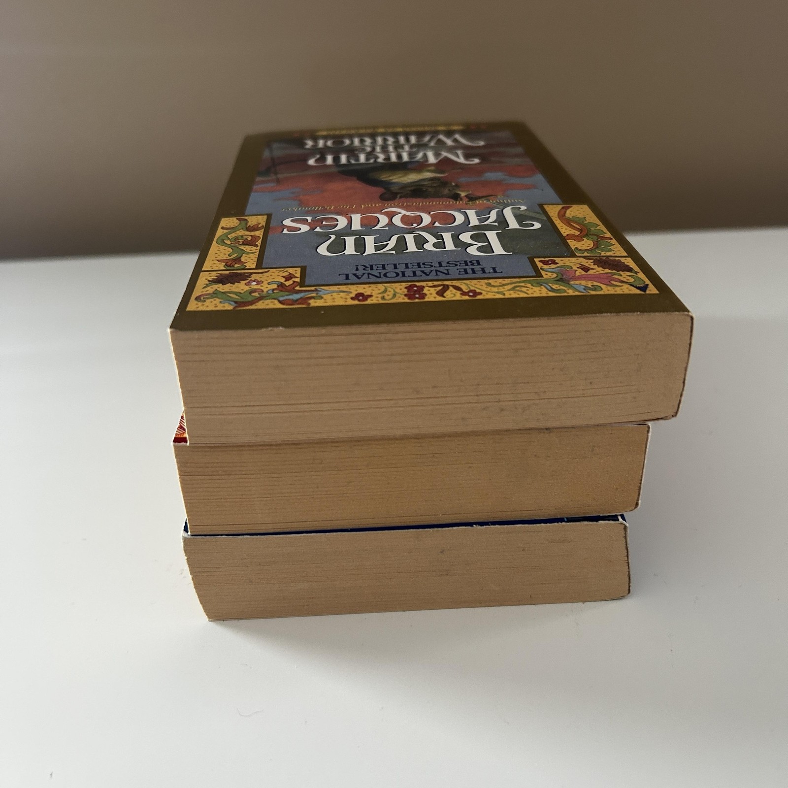 Redwall 4 Book Lot Brian Jacques Rakkety Tam Martin Warrior Legend Luke Lutra