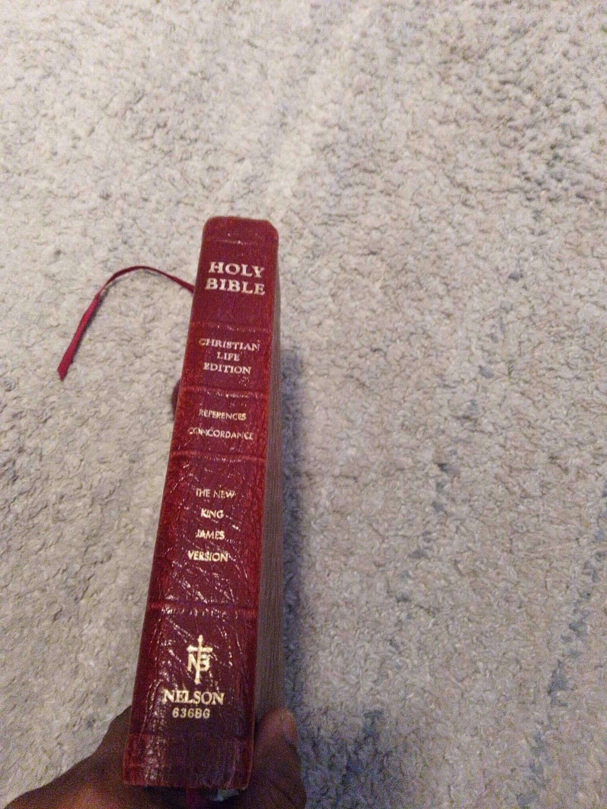 Holy Bible Nelson 636BG Christian Life Edition NKJV Genuine Leather References