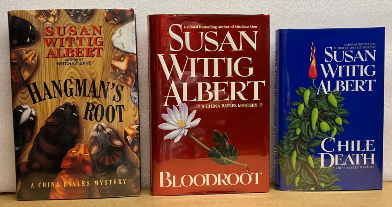Lot of 3 Susan Wittig Albert HC/DJ 1st ptg’s VG+ to Like New