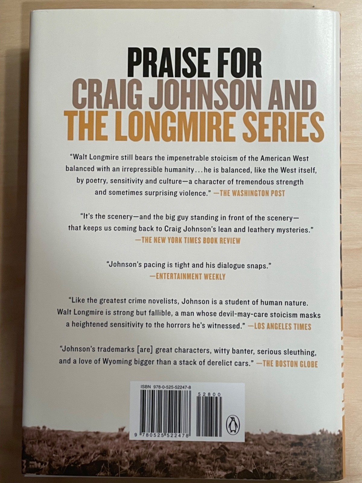 1ST / 1ST W/ PUB PROMO Craig Johnson / Depth of Winter (Walt Longmire) / AS NEW