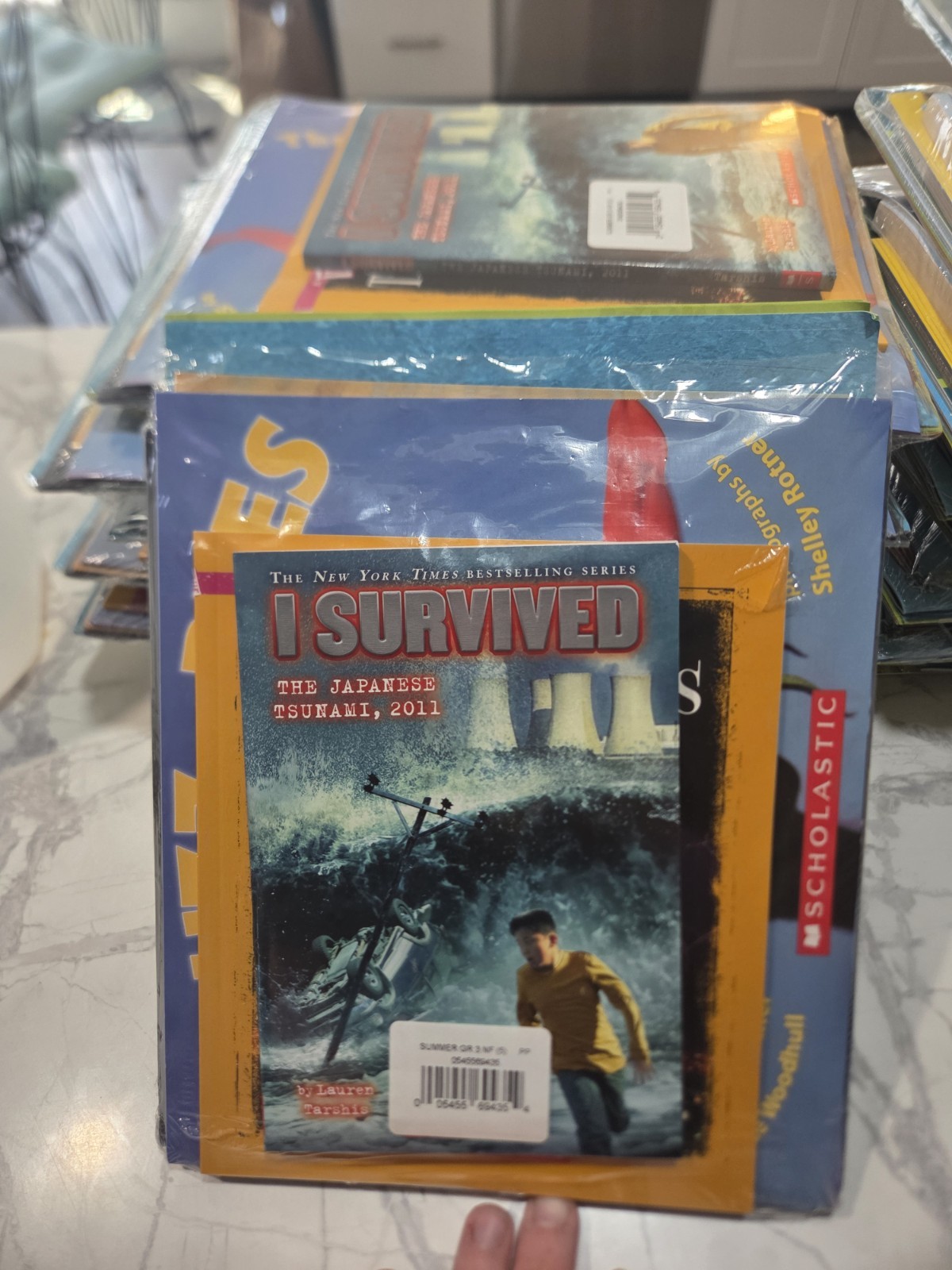 I Survived the Japanese Tsunami, True Book: Thunderstorms, 5 Book & More Set