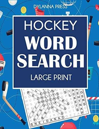 Hockey Word Search – Paperback, by Dylanna Press – Acceptable n