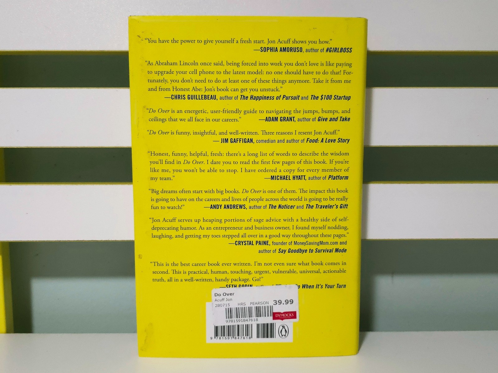 Do Over: Rescue Monday, Reinvent Your Work, and Never Get Stuck! 2015 HC/DJ Book