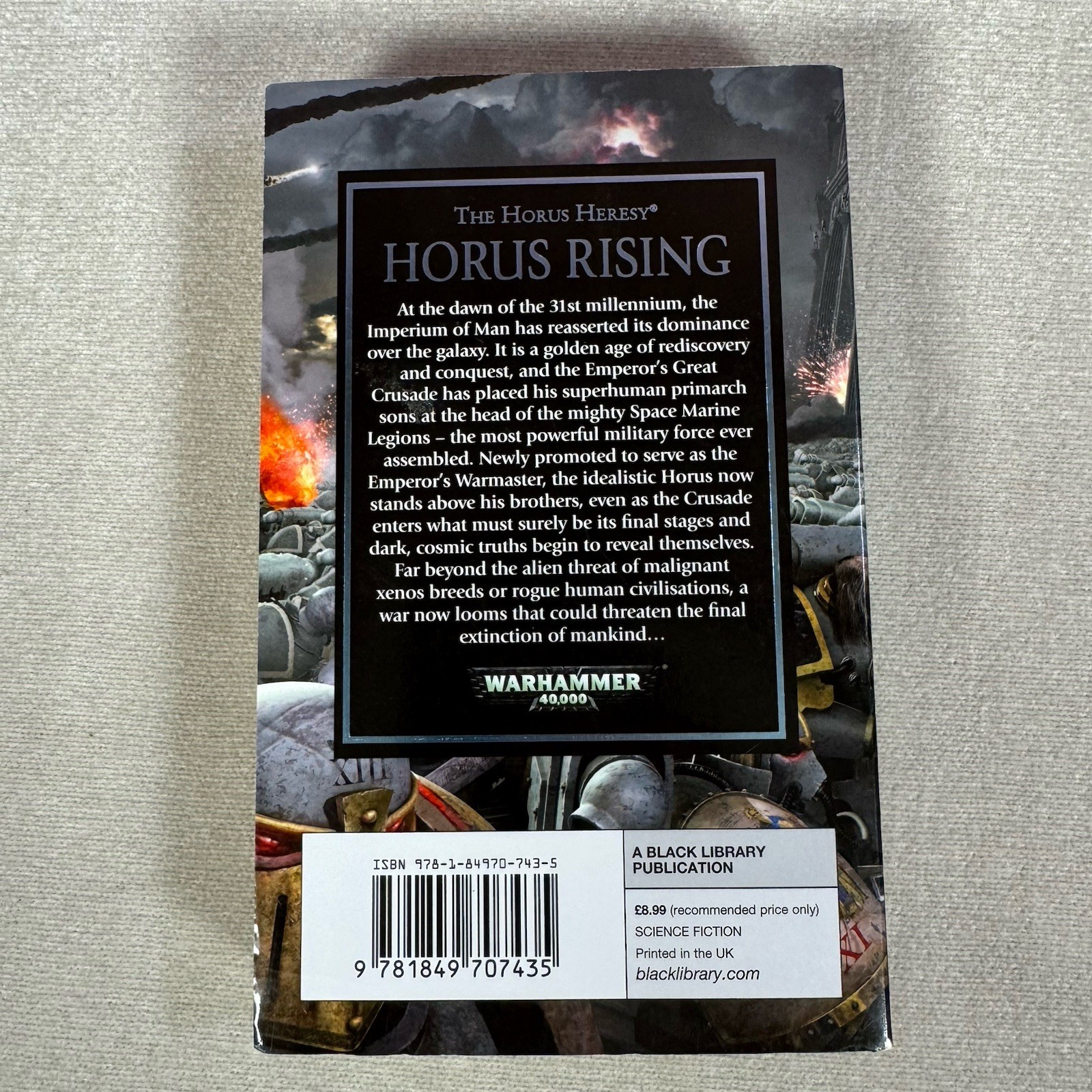 Horus Rising by Dan Abnett Horus Heresy Warhammer 40K Black Library Paperback