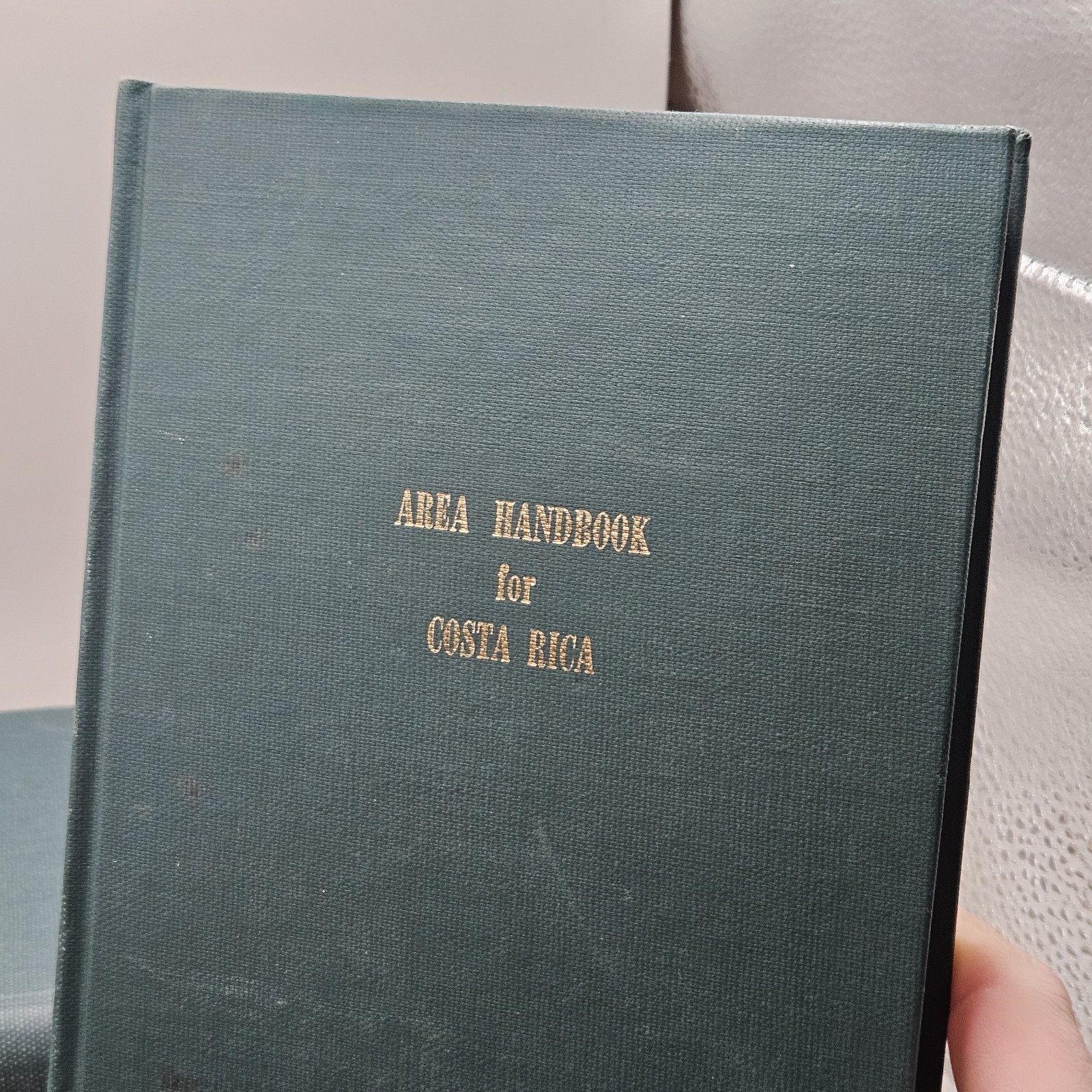 Area Handbook Lot Of 5 Hardcover Books 1970 Costa Rica Colombia & More Military