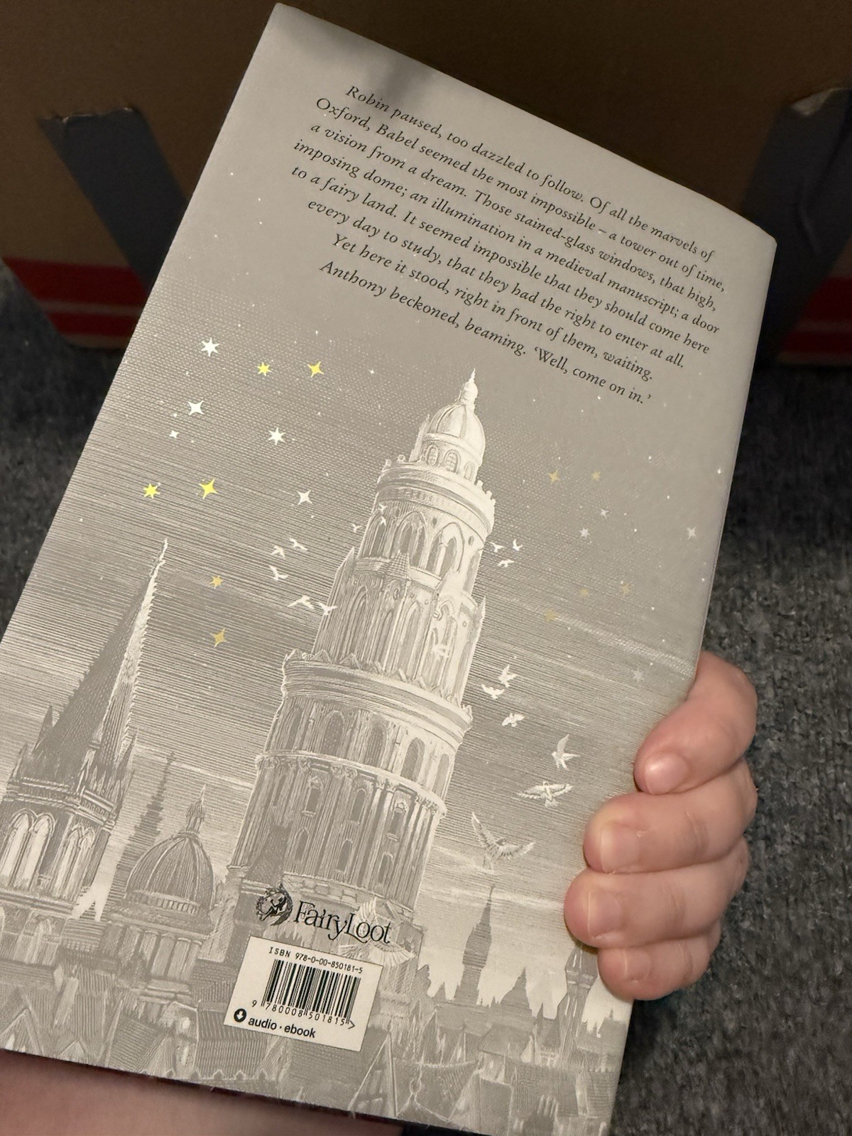 R. F. Kuang Babel: An Arcane History, Fairyloot SIGNED
