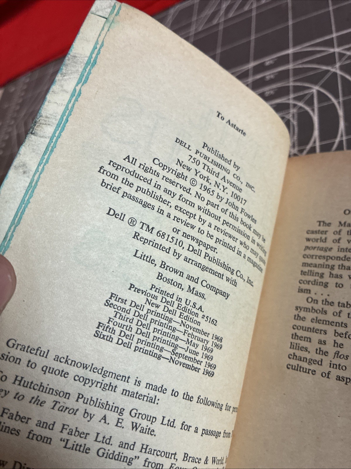 Vintage 1969 The Magus by John Fowles DELL
