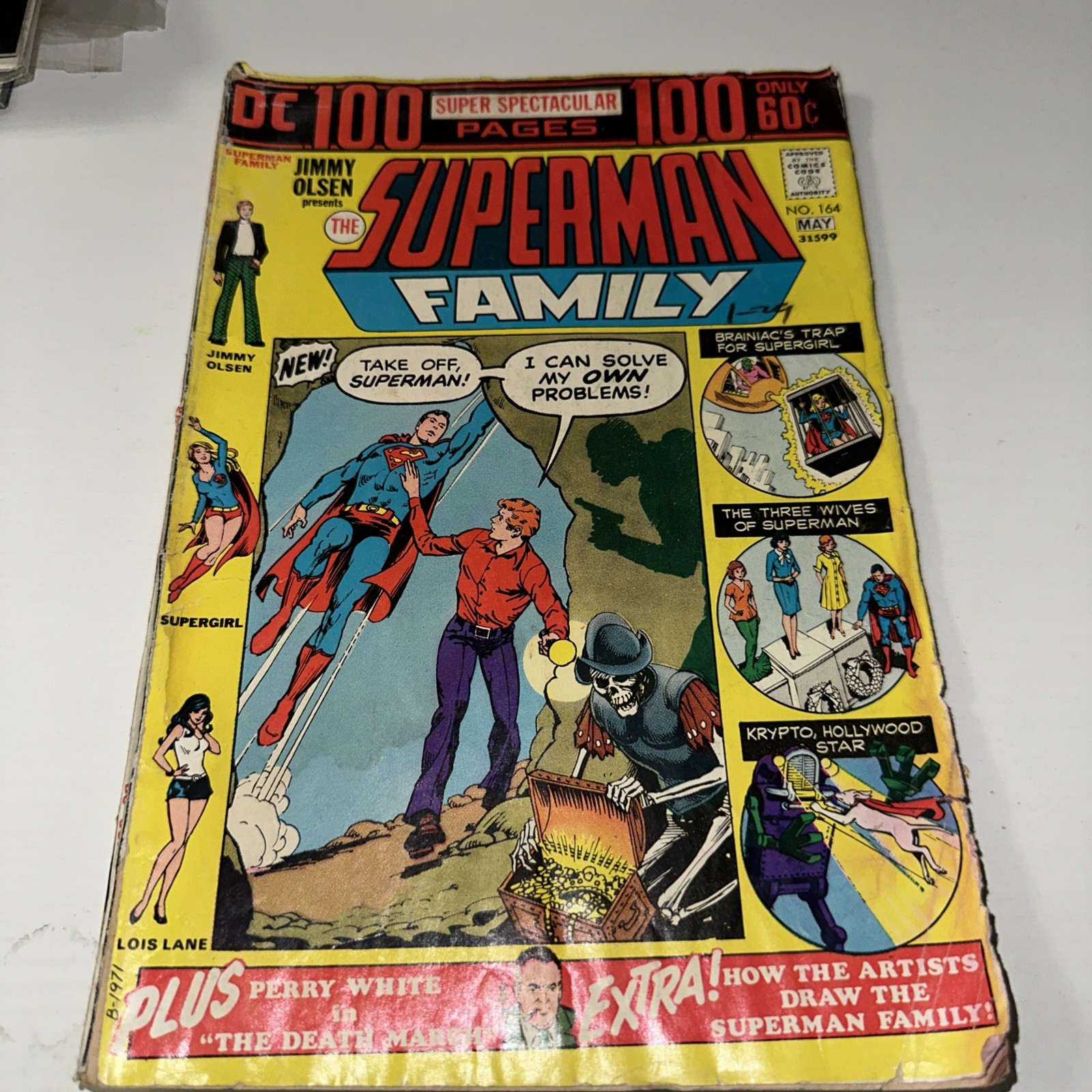 SUPERMAN FAMILY # 164, MAY 1974, 100 PAGES!