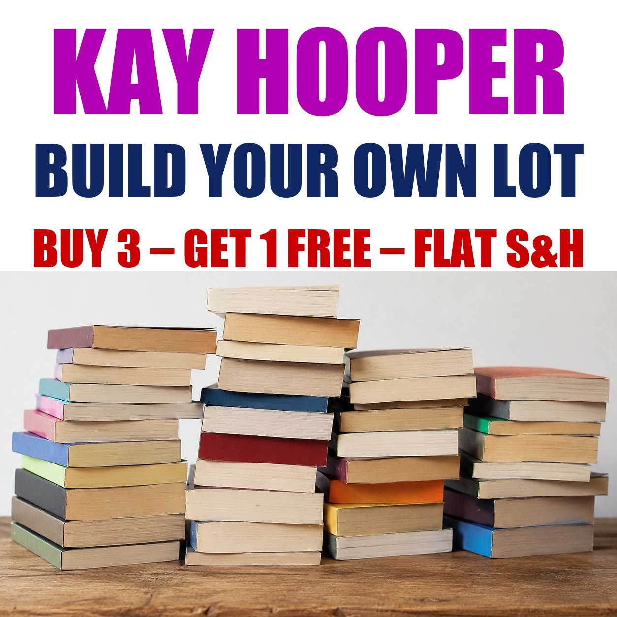 Kay Hooper Paperback Books – Build A Romance Novel Book Lot – Flat Shipping