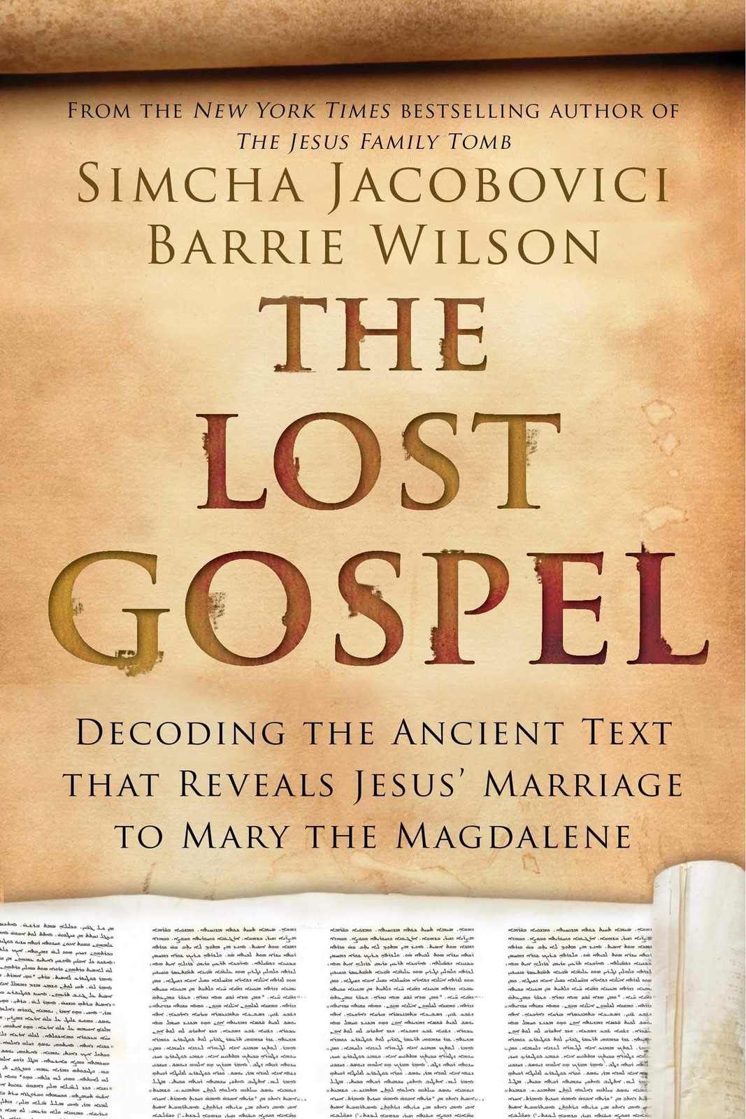 The Lost Gospel, Jacobovici, Simcha, New Book