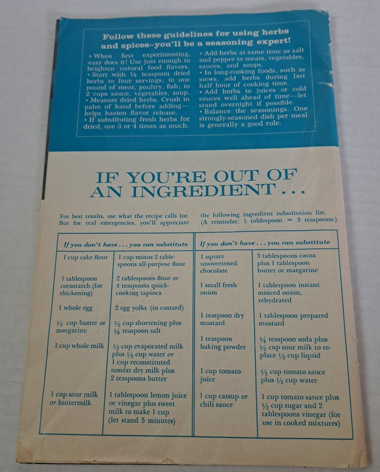 SHORTCUT COOKING – Meredith Corporation, Vintage Paperback Cookbook, 1969