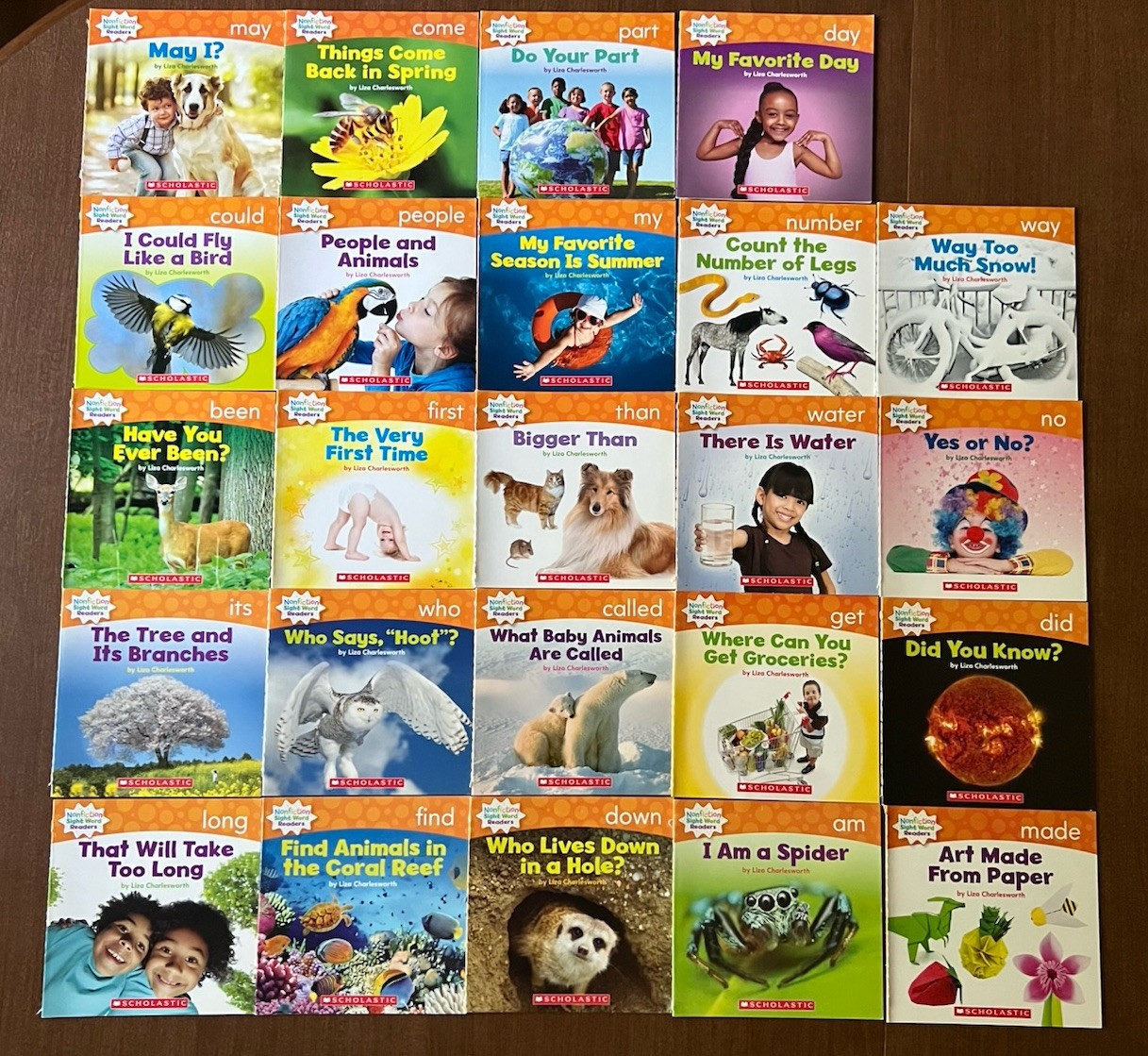 Lot of 24 SCHOLASTIC NON-FICTION SIGHT WORD READERS – Level D