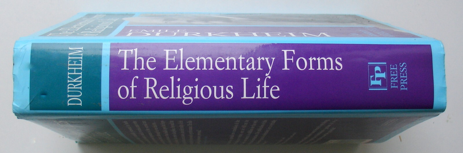 The Elementary Forms of the Religious Life by Émile Durkheim (1995) HC/DJ 1ST PR