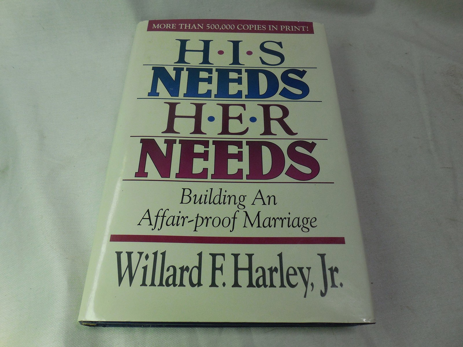His Needs, Her Needs – hardcover Willard F. Harley Jr.
